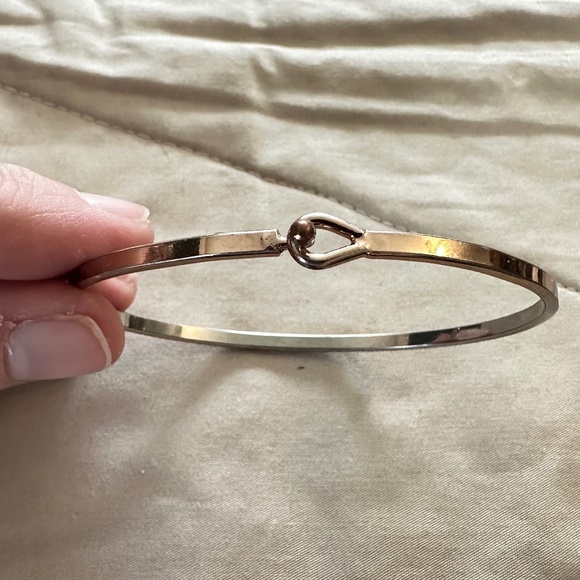 2/$15 Rose & Silver 2 tone, bangle bracelet, “Soul Sisters” - Picture 3 of 14